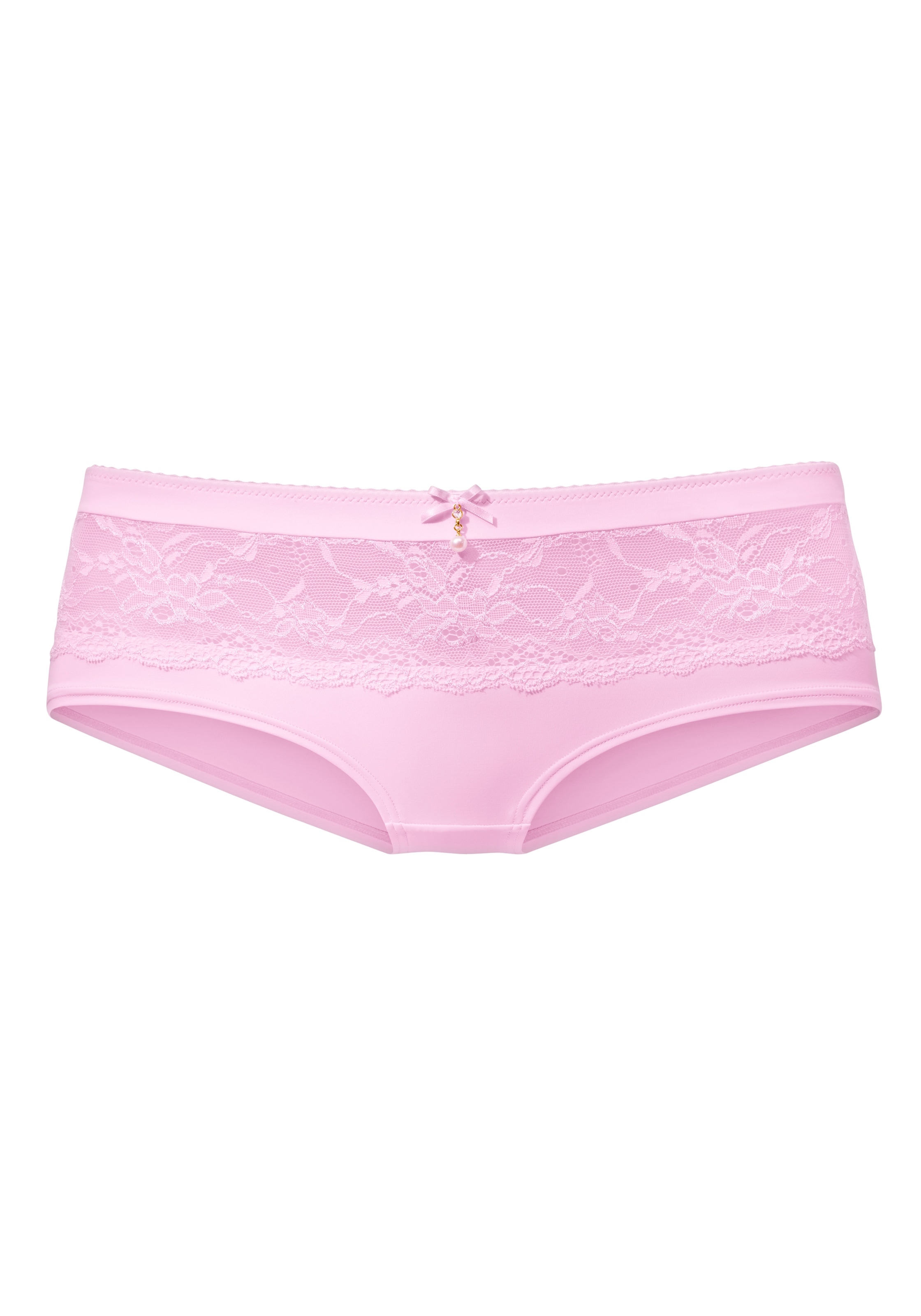 LASCANA Boyshorts in Pink: front