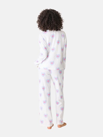 Pyjama 'Peace & Love Within' PJ Salvage en rose
