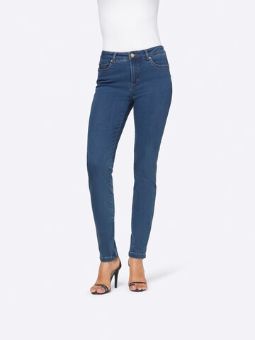 heine Regular Jeans in Blauw: voorkant