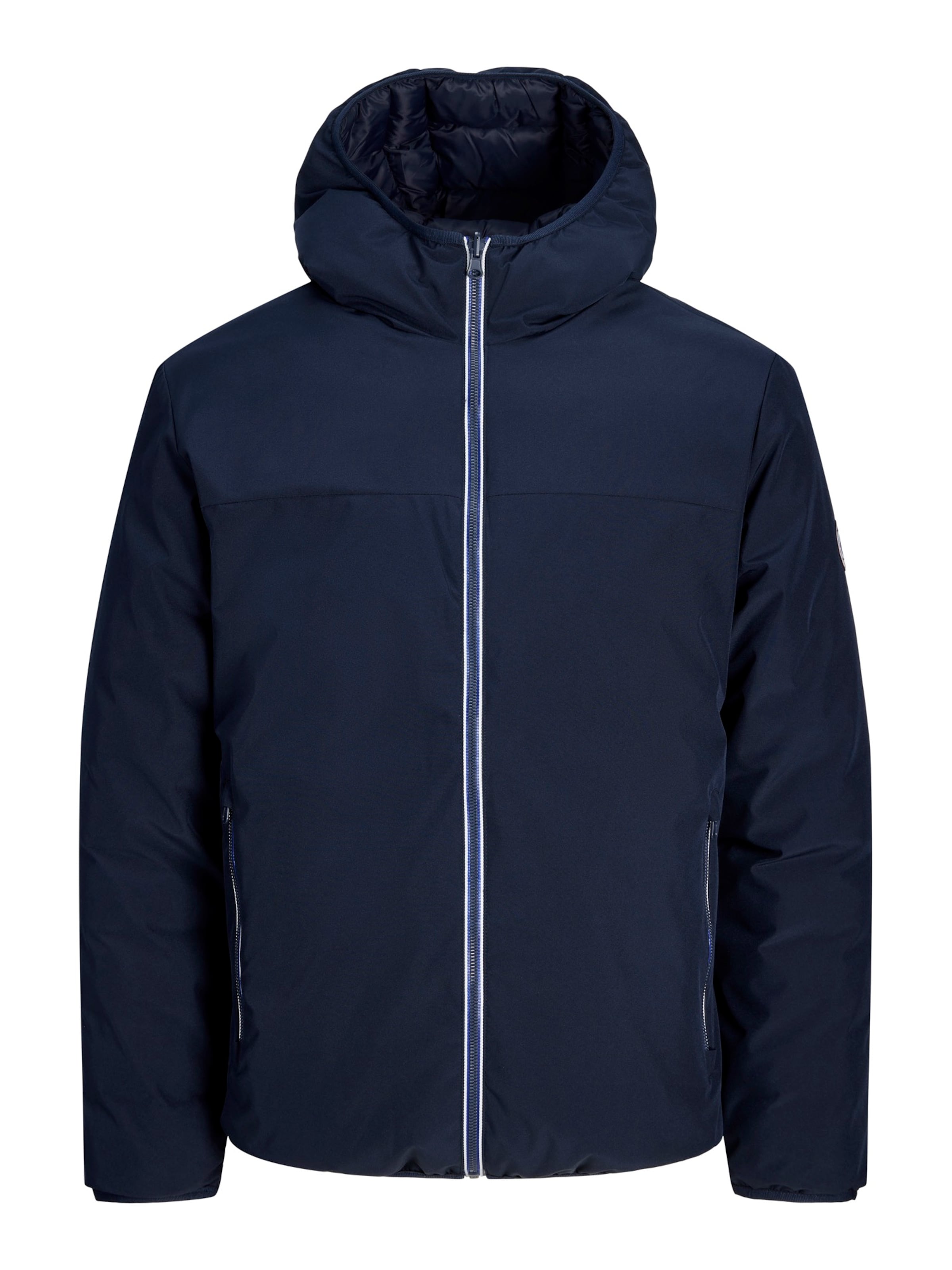 JACK & JONES Winter Jacket 'JJEBROOKLYN' in Blue: front