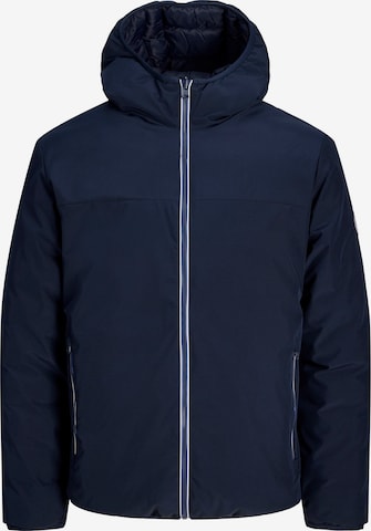 JACK & JONES Winter Jacket 'JJEBROOKLYN' in Blue: front