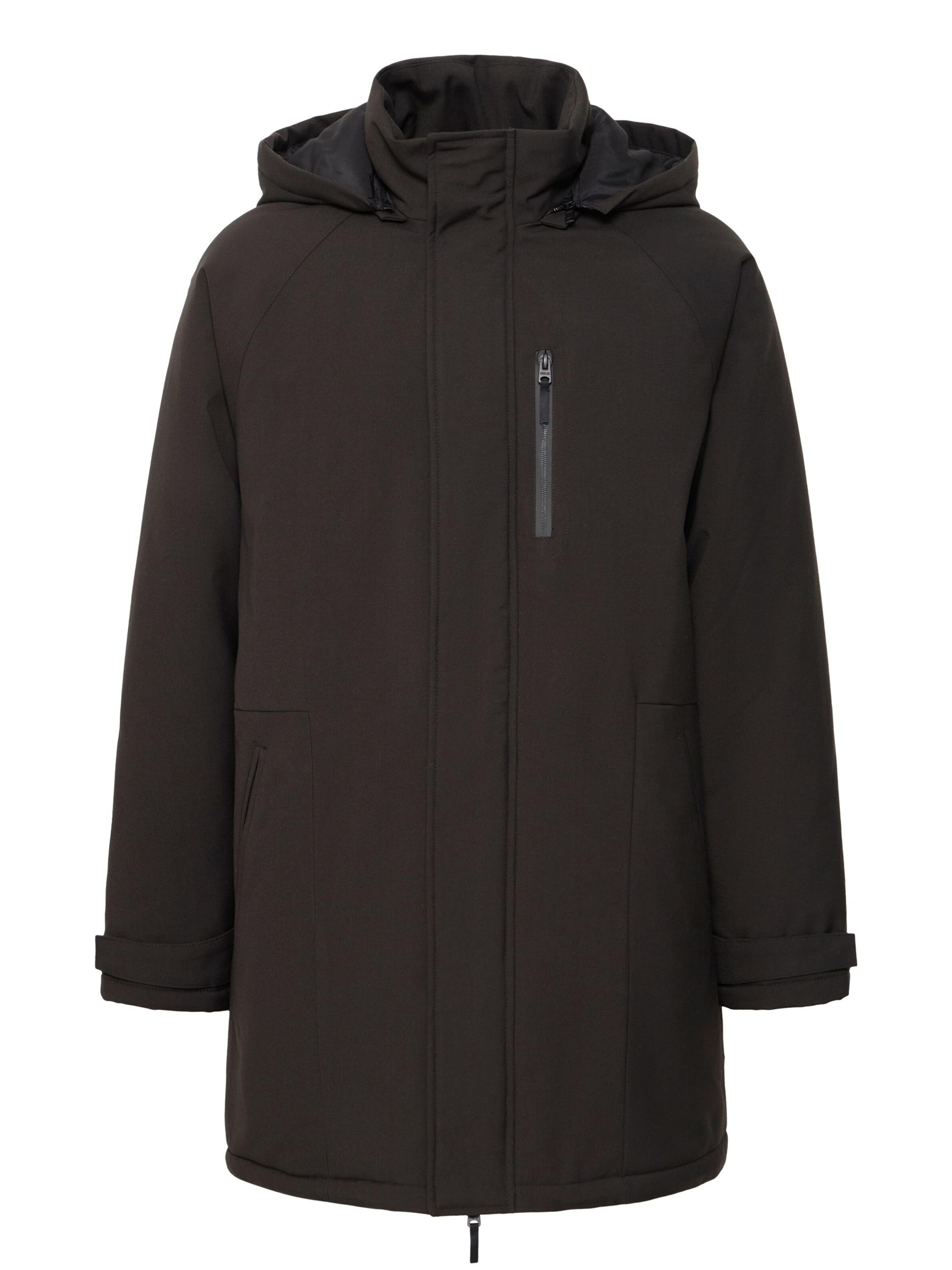 !Solid - Abrigo de invierno ' SDRAY ' en negro: frente