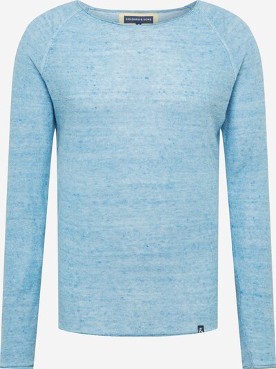 COLOURS & SONS Pull-over 'TOM' en bleu clair, Vue avec produit