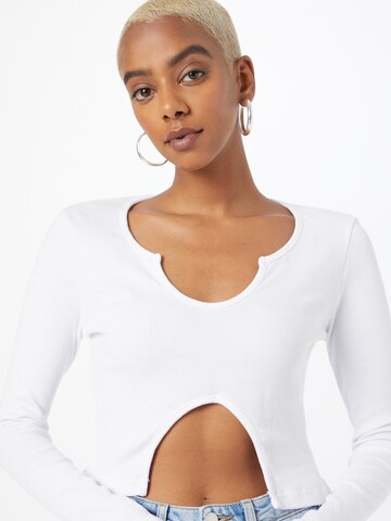 T-shirt 'NOTCH FRON' Public Desire en blanc