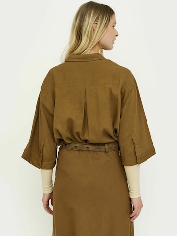 Soft Rebels Shirt ' SRYindi ' in Brown