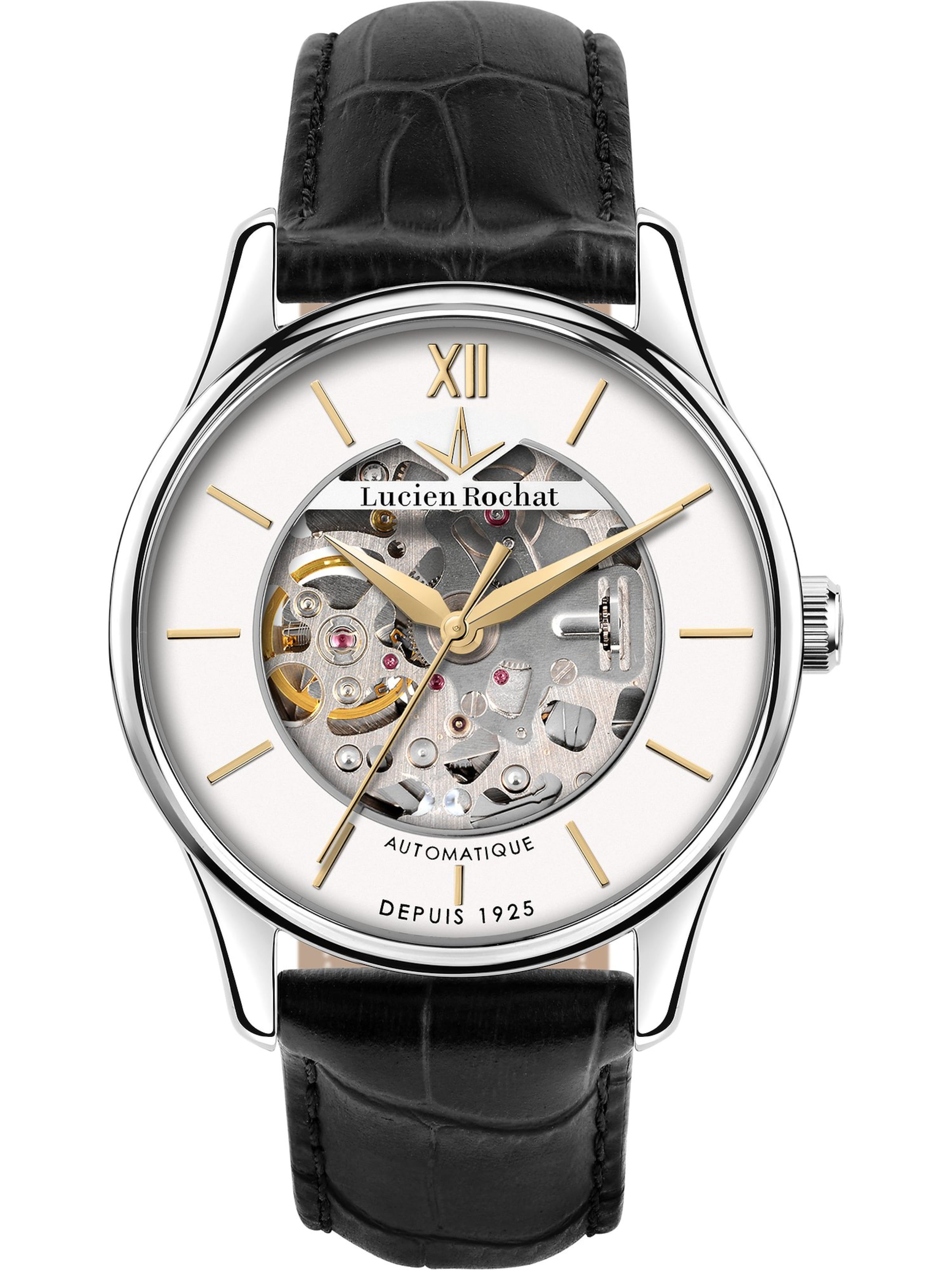 Lucien Rochat Analog Watch in Black: front