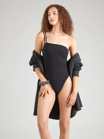 & Other Stories Bandeau Badeanzug in Schwarz