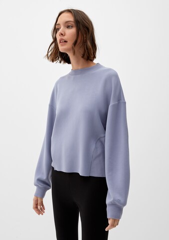 QS Sweatshirt in Lila: predná strana