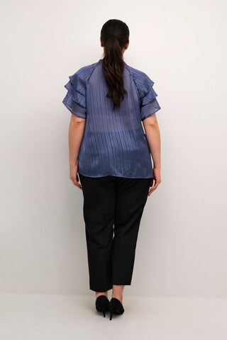 KAFFE CURVE Blouse 'Jola' in Blue
