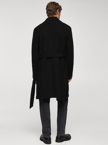 MANGO MAN Between-Seasons Coat 'Fisal' in Black