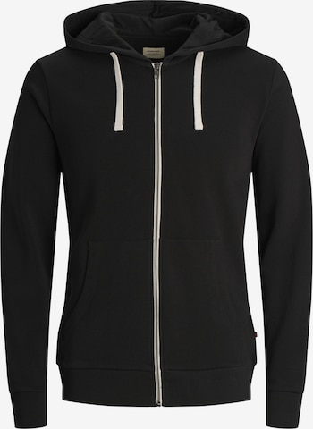 JACK & JONES Sweatjacke 'Holmen' in Schwarz: predná strana