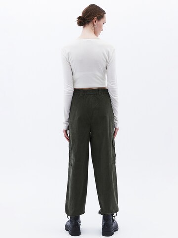 Loosefit Pantalon cargo OXXO en vert