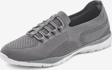 LASCANA - Zapatillas sin cordones en gris: frente