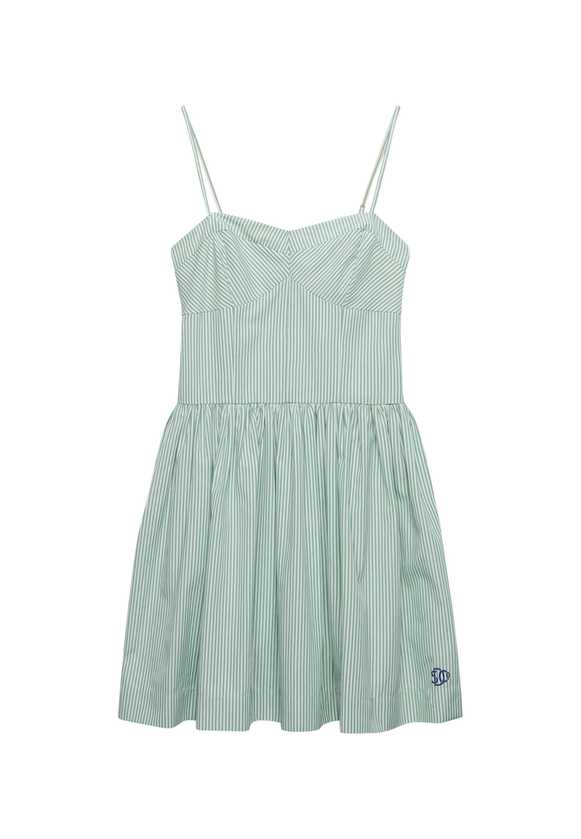 Superdry & Co Zomerjurk in Groen: voorkant