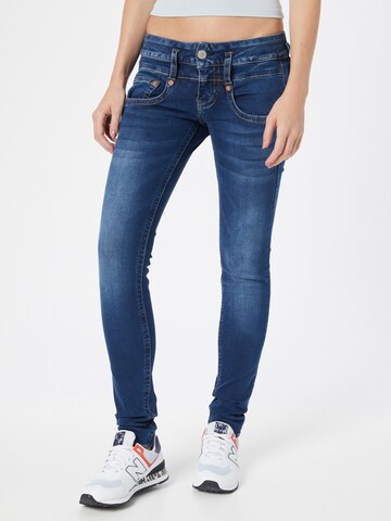 Herrlicher Skinny Jeans 'Pitch' in Blue: front
