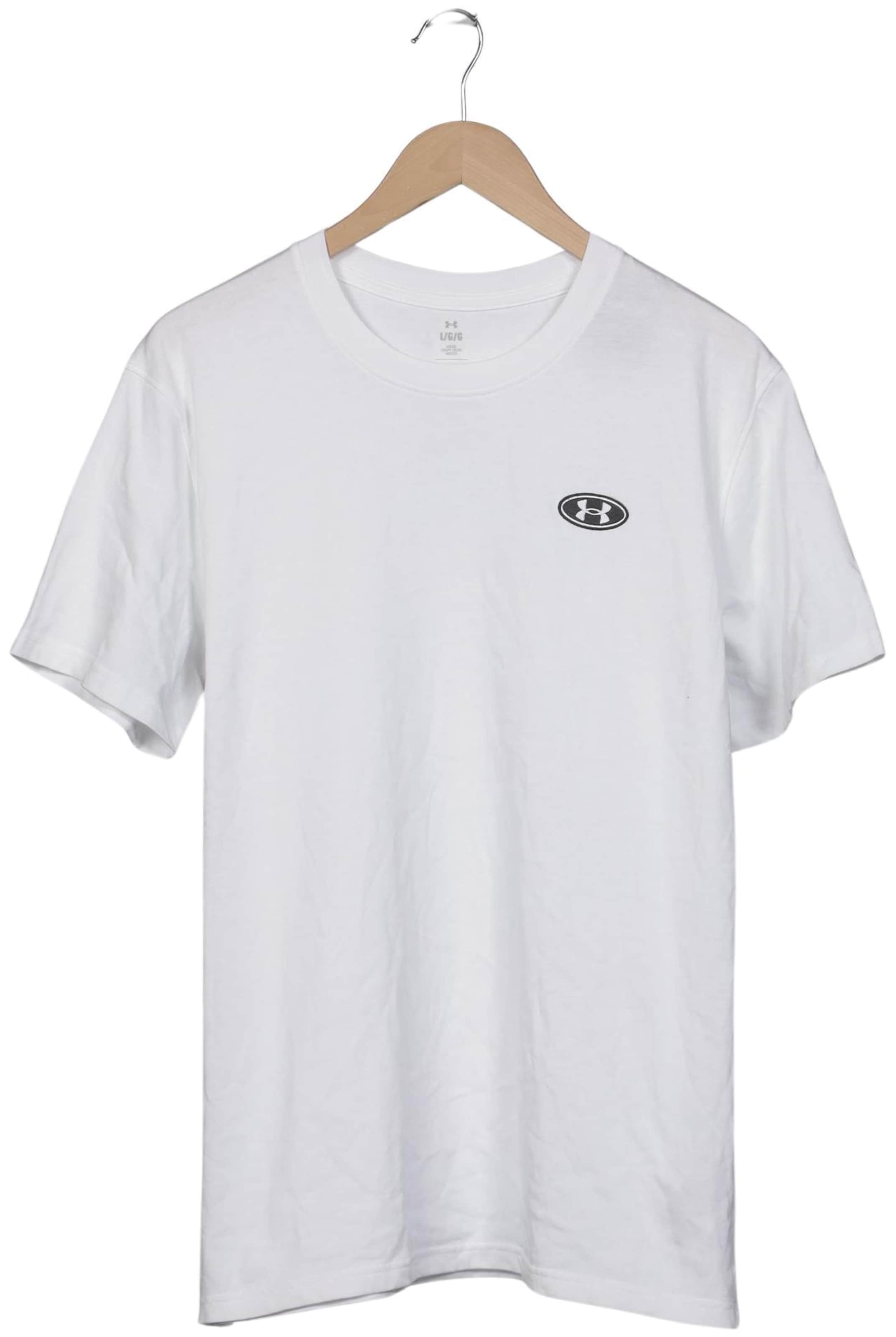 UNDER ARMOUR Shirt in L in White: front