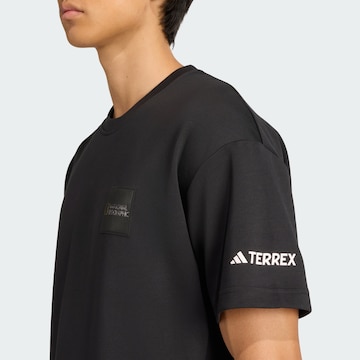 ADIDAS TERREX Functioneel shirt 'National Geographic' in Zwart