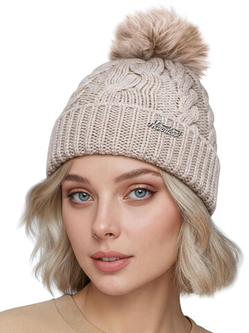 Neverless Beanie 'Model 36943' in Beige