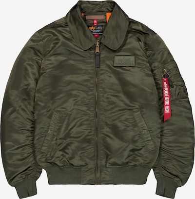 ALPHA INDUSTRIES Veste mi-saison 'Flying Tigers' en olive / orange, Vue avec produit
