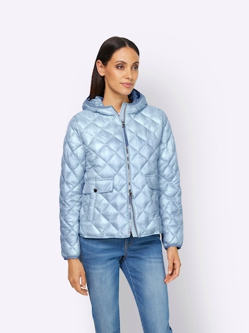 heine Between-Season Jacket in Blue: front