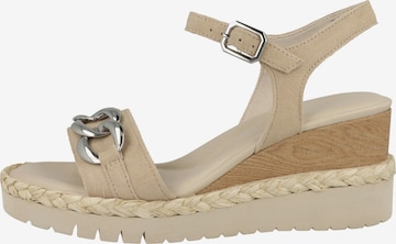 TAMARIS Sandalen met riem in Beige