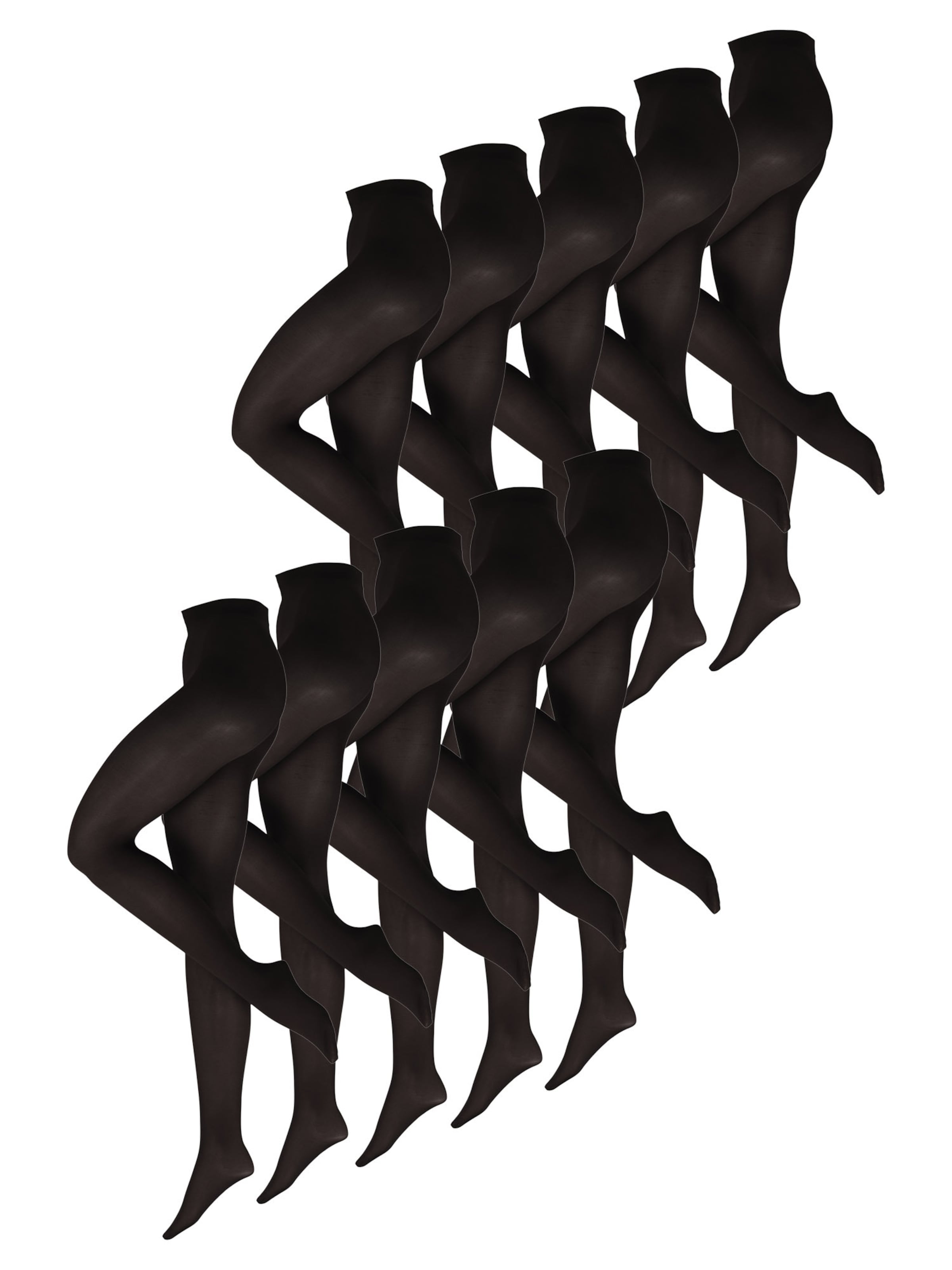 Nur Die Fijne panty in Zwart: voorkant