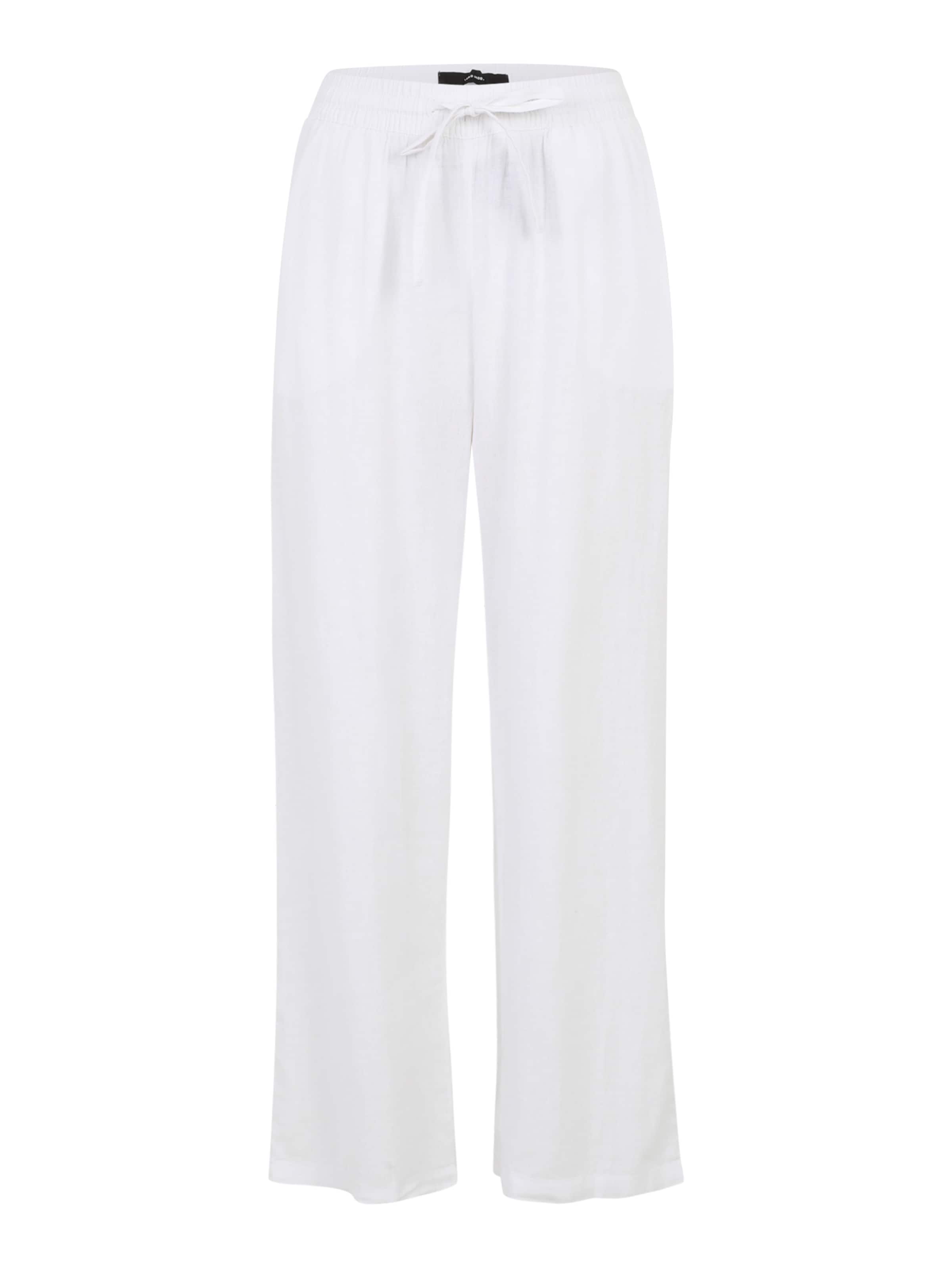 Loosefit Pantaloni 'VMLINN' di Vero Moda Petite in bianco: frontale