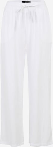 balta Vero Moda Petite Laisvas Kelnės 'VMLINN': priekis