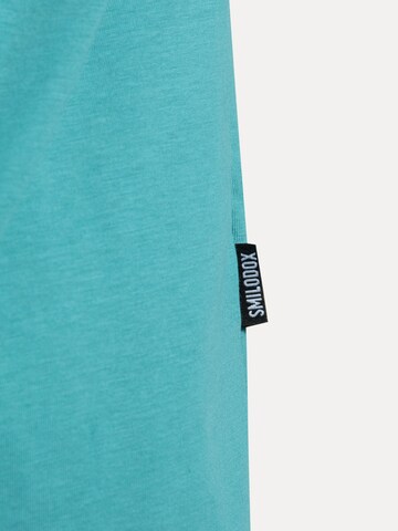 Smilodox T-Shirt Oversize Cedrik in Blau