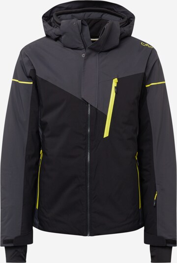 CMP Outdoorjacka i neongul / svart, Produktvy