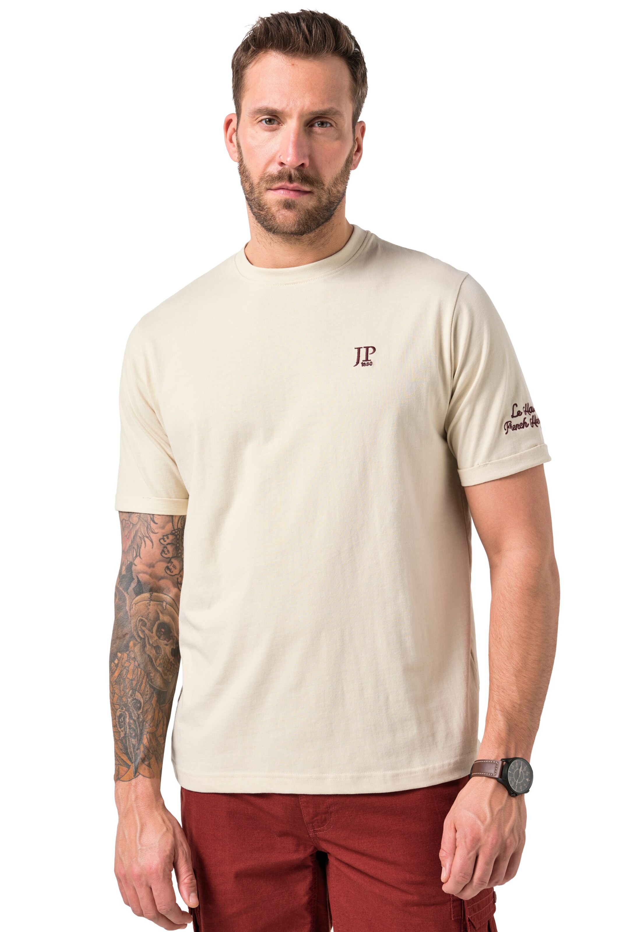 JP1880 Shirt in Beige: front