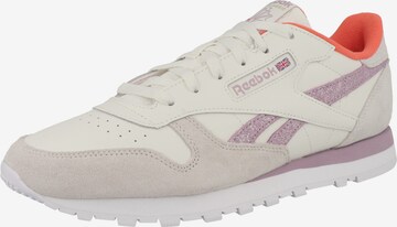 Baskets basses Reebok en beige : devant