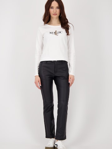 Slimfit Pantaloni de la monari pe negru