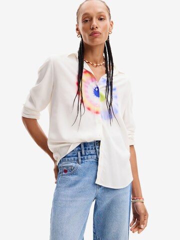 Desigual Blouse in Wit: voorkant