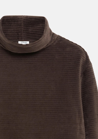 s.Oliver Sweatshirt in Bruin: voorkant