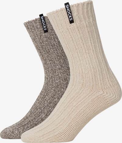 SNOCKS Socken in beige / braun, Produktansicht