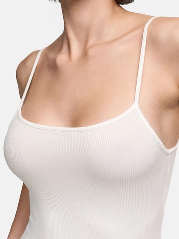 cfab (formerly creamy fabrics) Kleid 'Ribbed Cami Maxikleid'‌‌‌ in Weiß