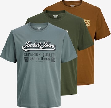 JACK & JONES Majica | modra barva: sprednja stran