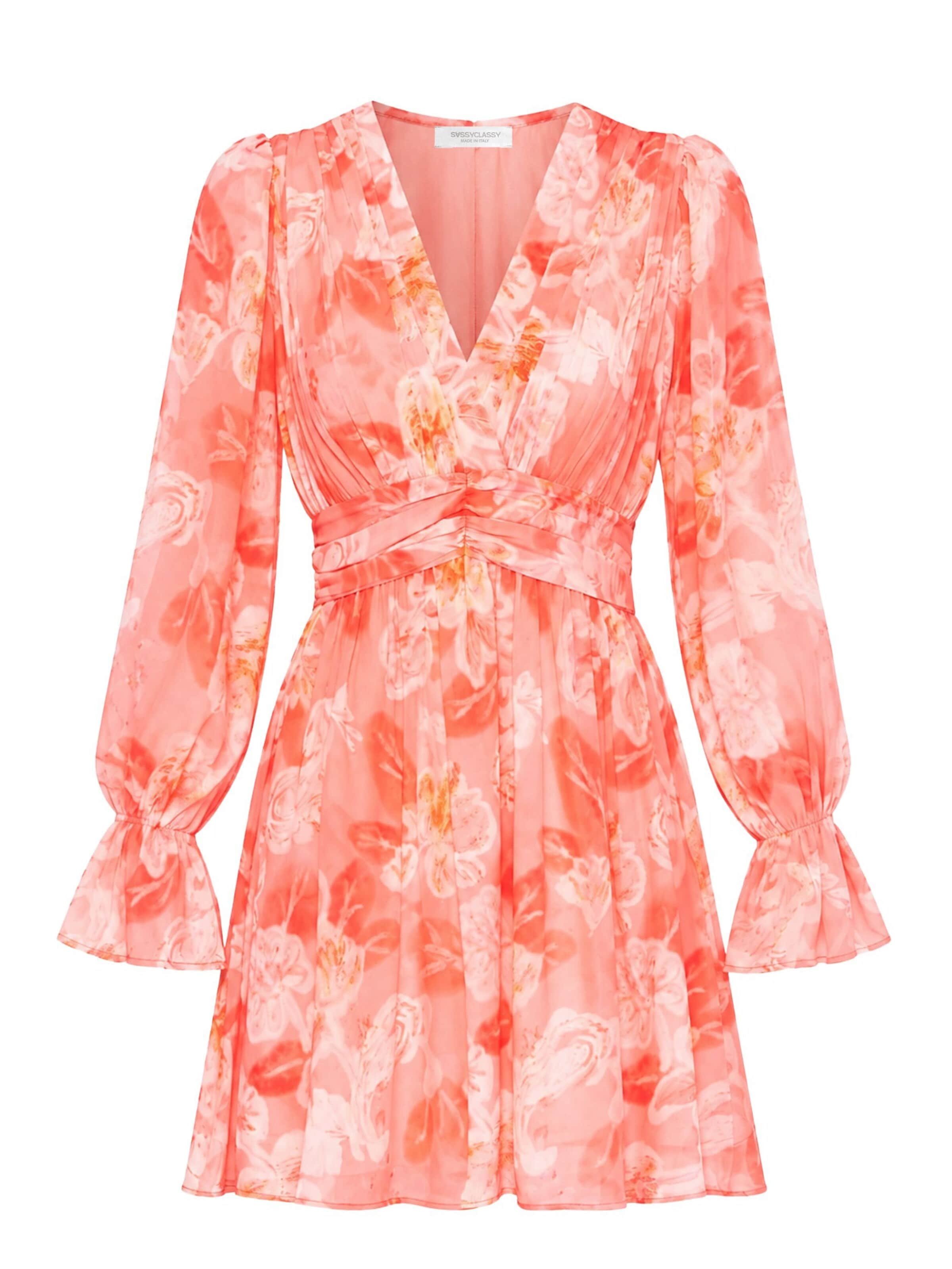 SASSYCLASSY Kleid‌ in 40 in koralle, Produktansicht