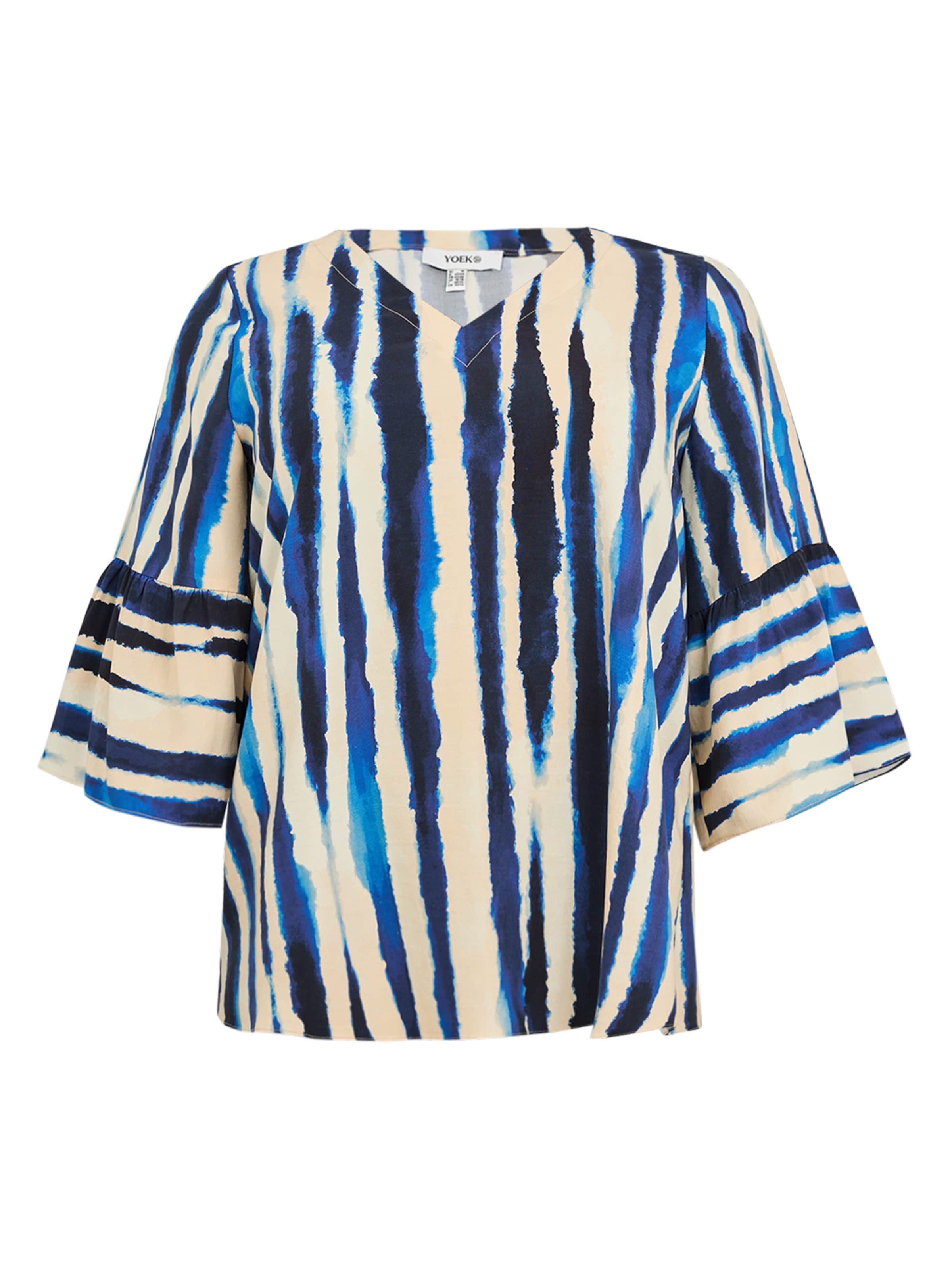 YOEK Tuniek in Blauw: voorkant