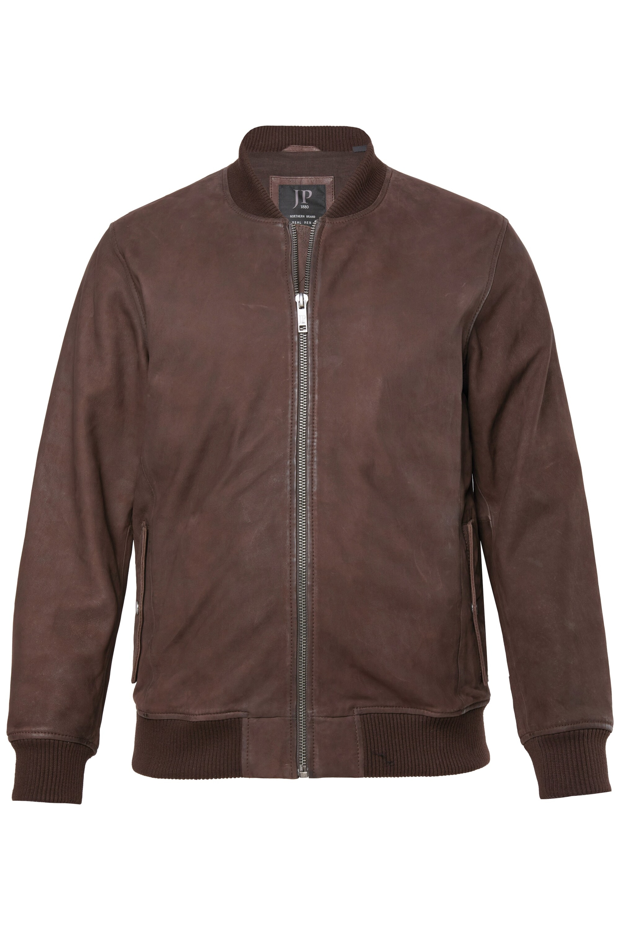 JP1880 Between-season jacket in Brown: front