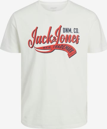 T-Shirt JACK & JONES en blanc : devant