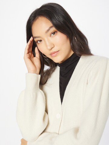 Monki Knit Cardigan in White