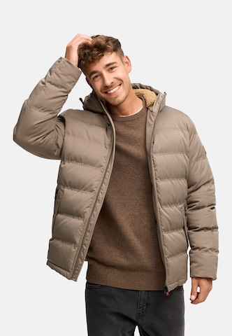 INDICODE JEANS Winter jacket ' Nemos ' in Brown