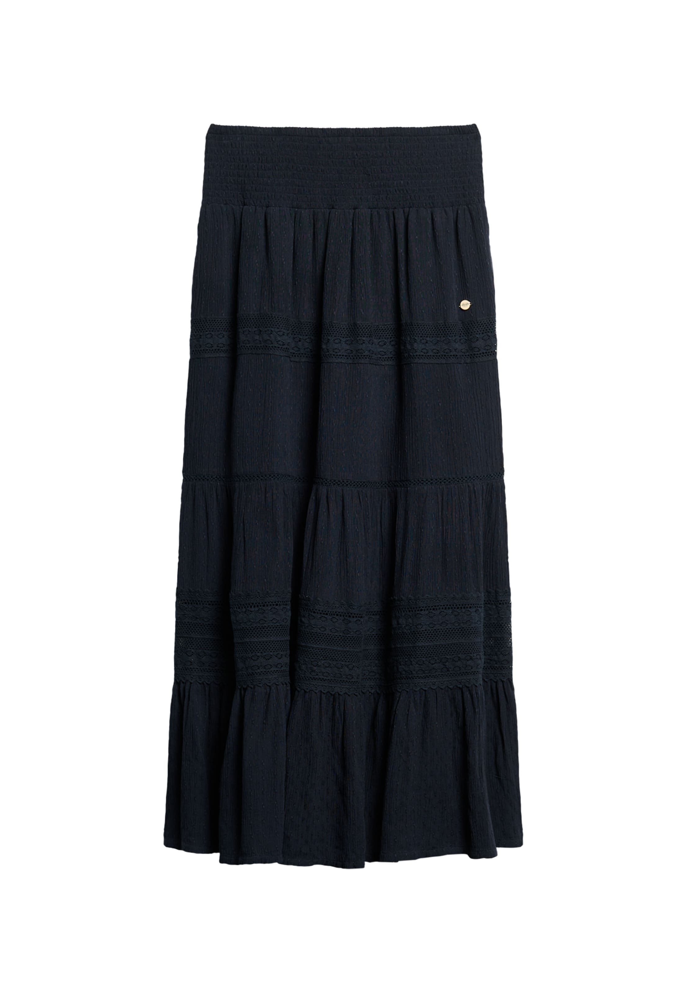Superdry & Co Rok 'Ibiza' in Zwart: voorkant