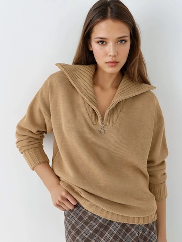 Pullover di My fashion in marrone: frontale