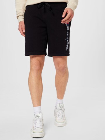 Regular Pantalon de sport Champion Authentic Athletic Apparel en noir : devant