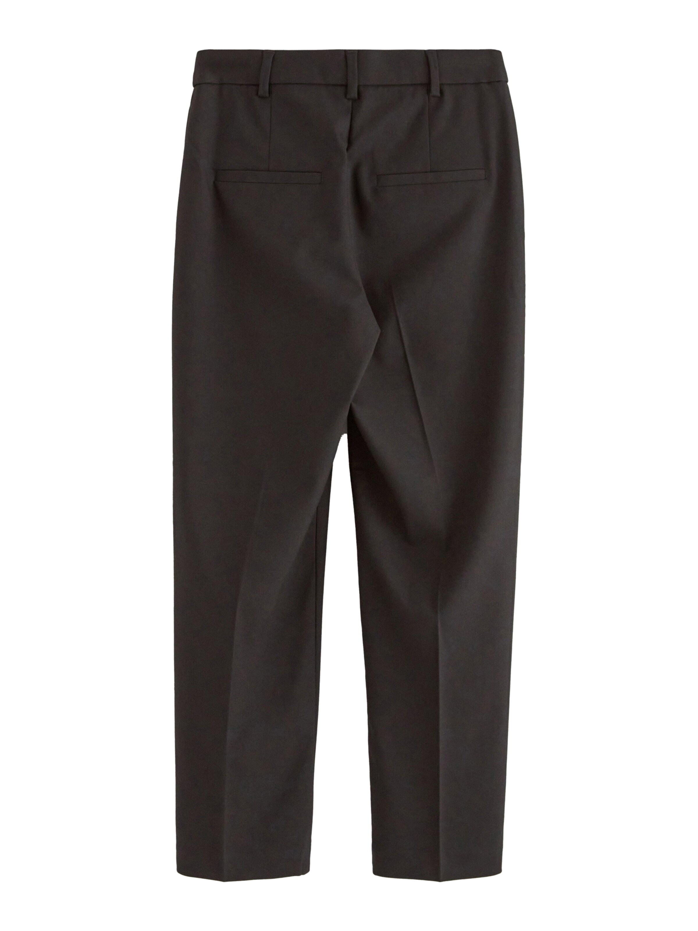 Lindex Regular Trousers with creases 'Polly' in Black