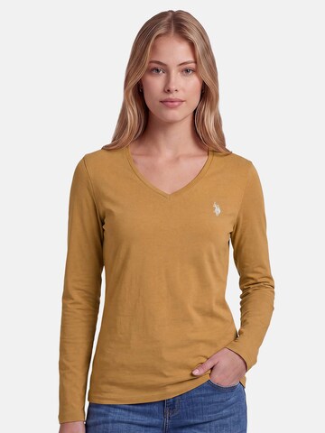 U.S. POLO ASSN. Shirt in Brown: front