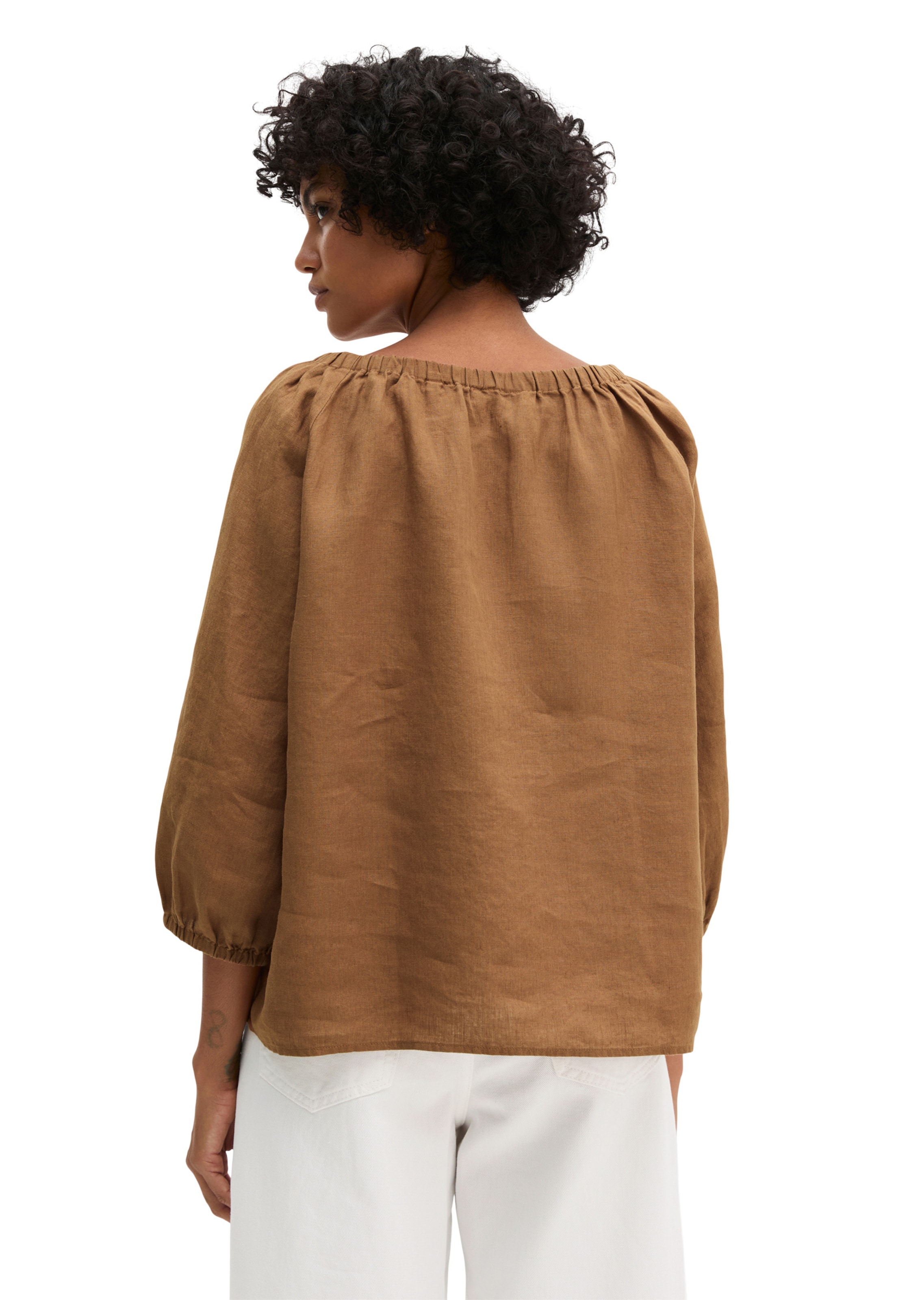 Marc O'Polo Bluse in Braun